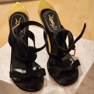 Yves Saint Laurent Totem Sandals Sz 40